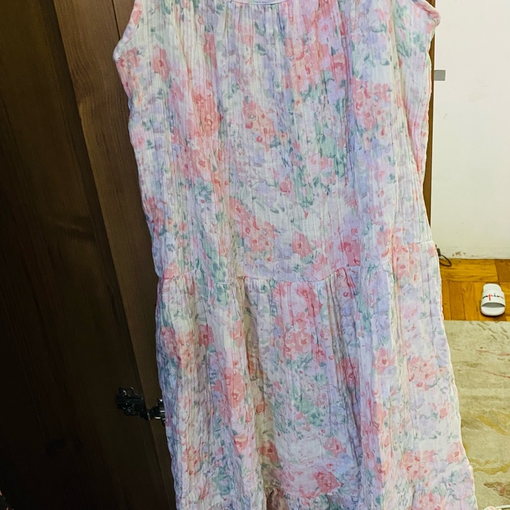 New maxi flower dress  in pastels colors ❤️